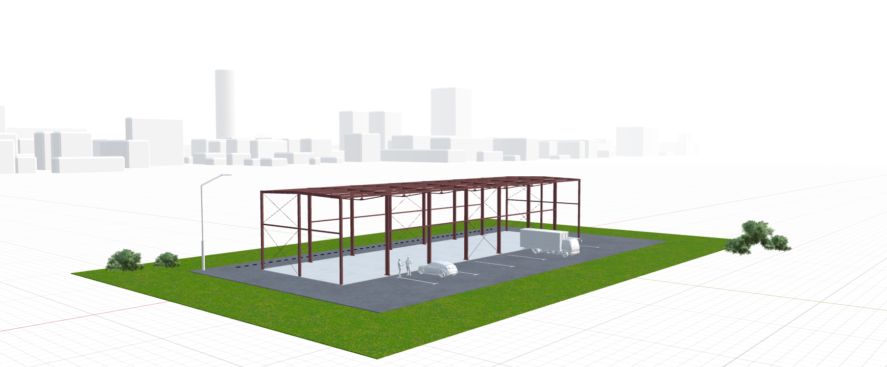 Каркас для офиса, 504 кв.м