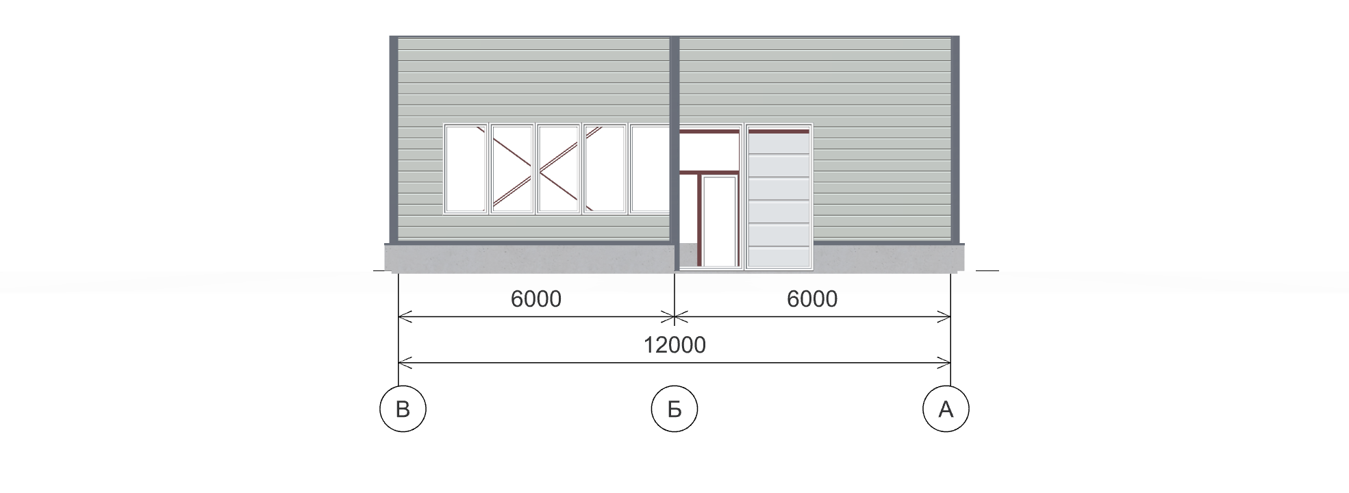 Быстровозводимый магазин, 288 кв.м