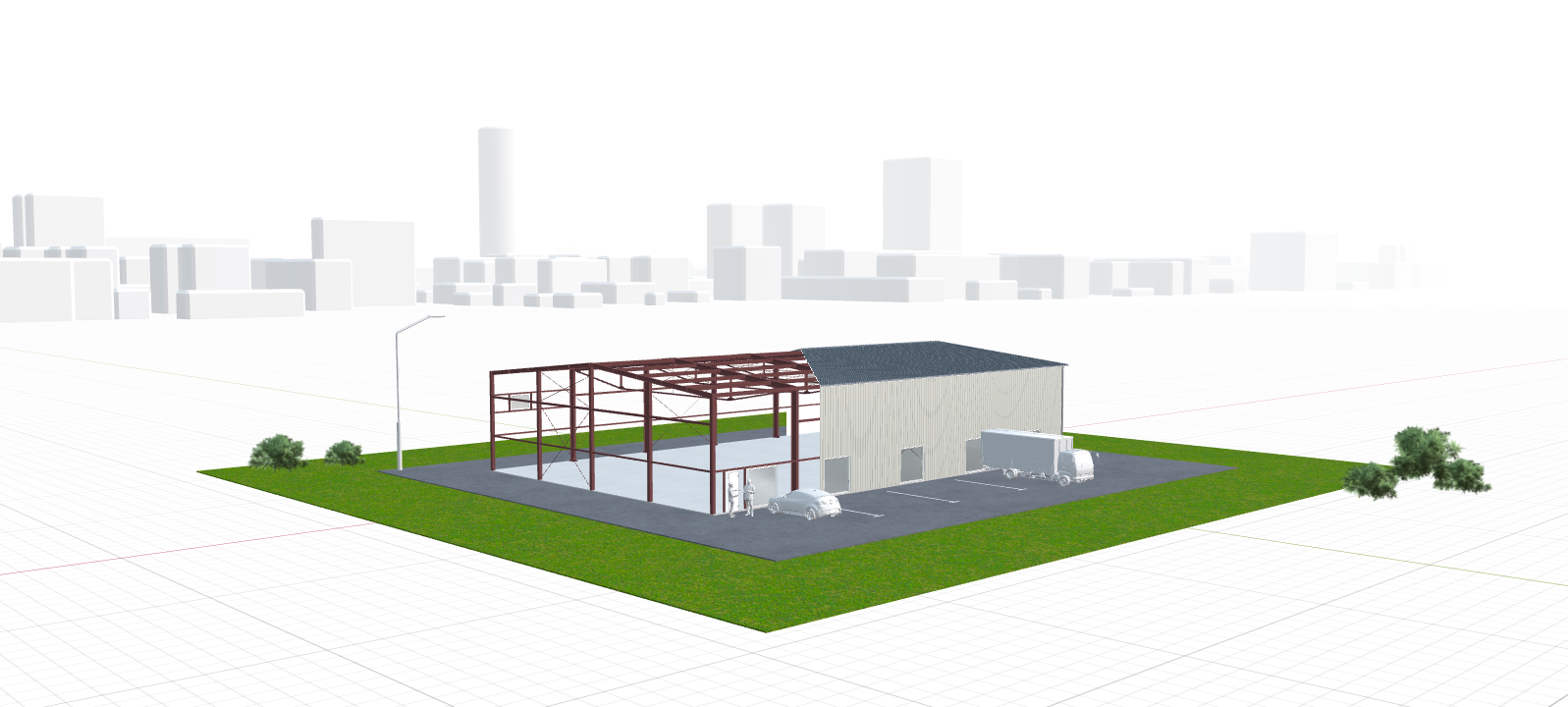 Быстровозводимый супермаркет, 630 кв.м