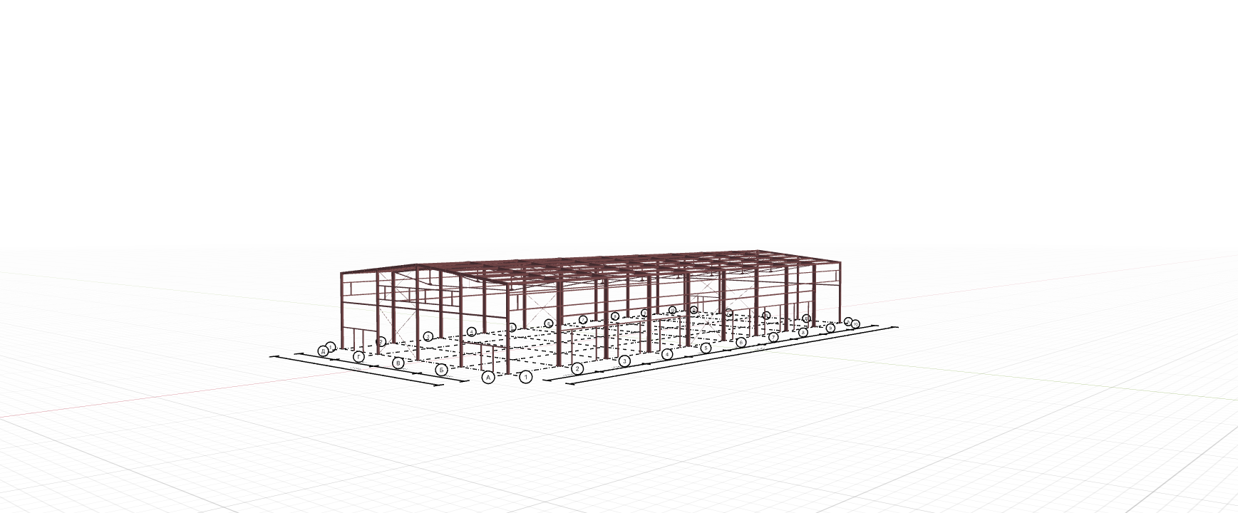 Быстровозводимый автосервис, 1296 кв.м