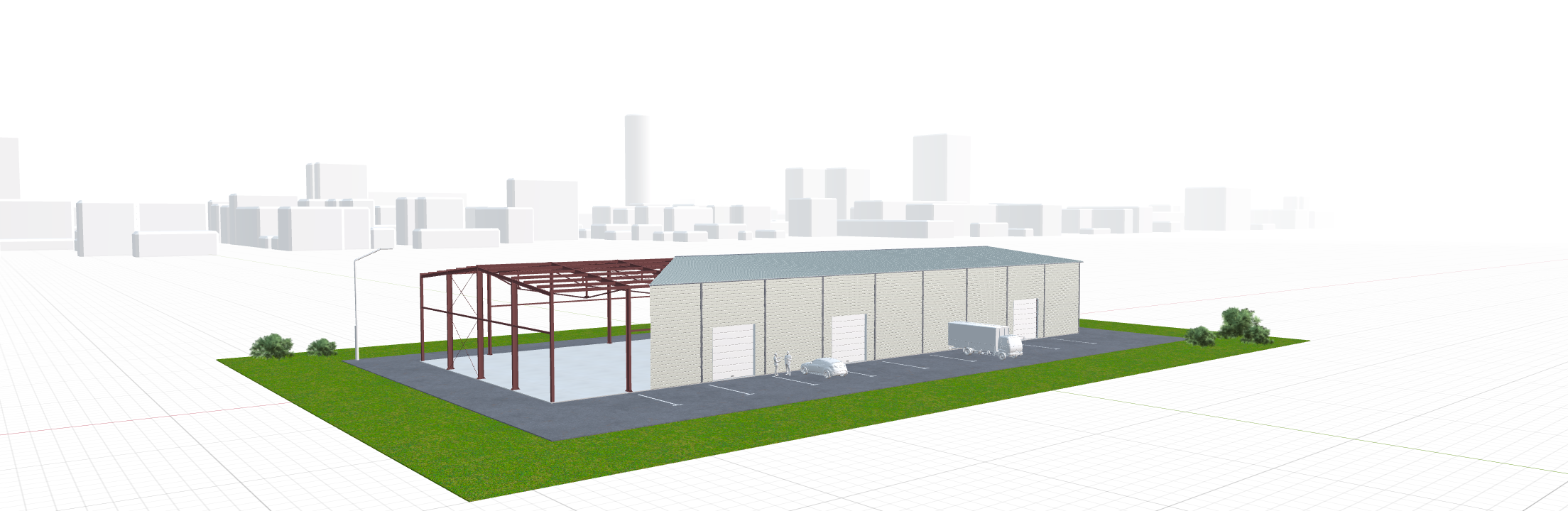 Теплое здание, 1440 кв.м