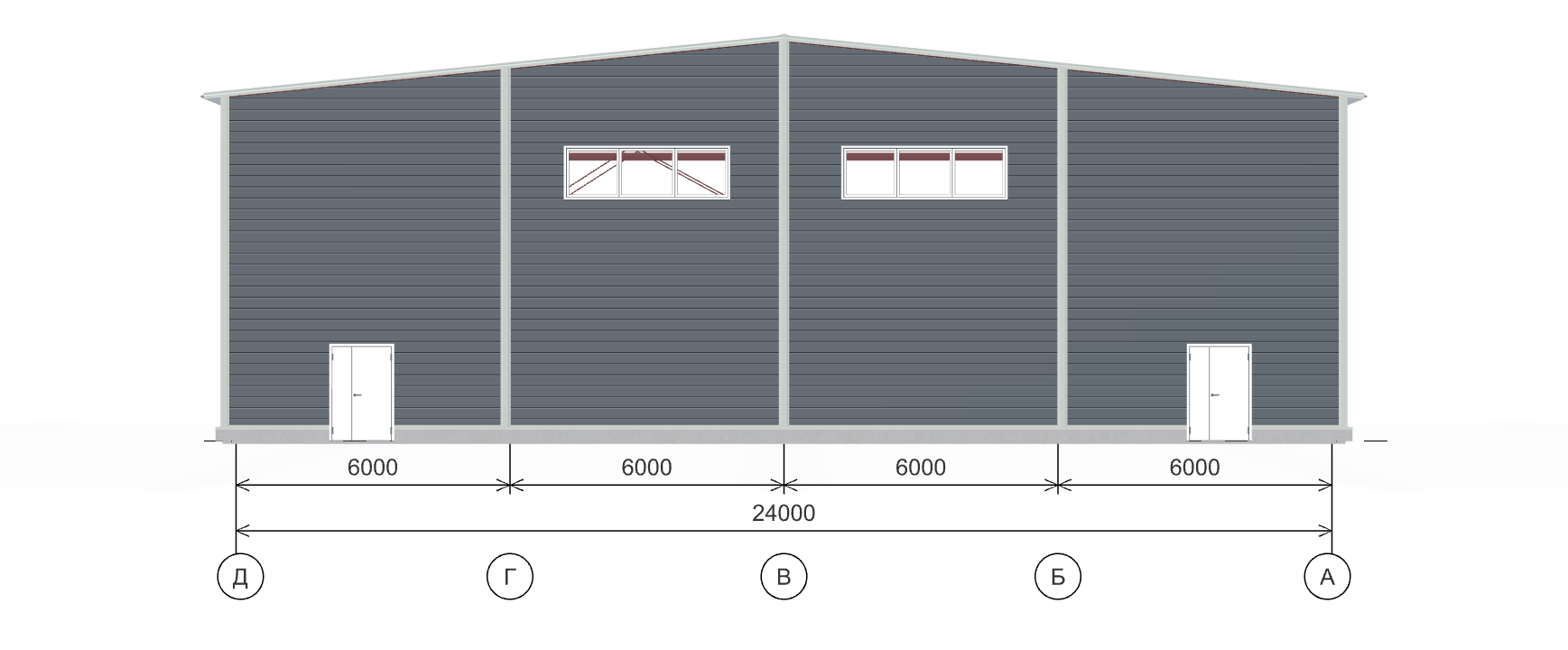 Быстровозводимый автосервис, 1296 кв.м