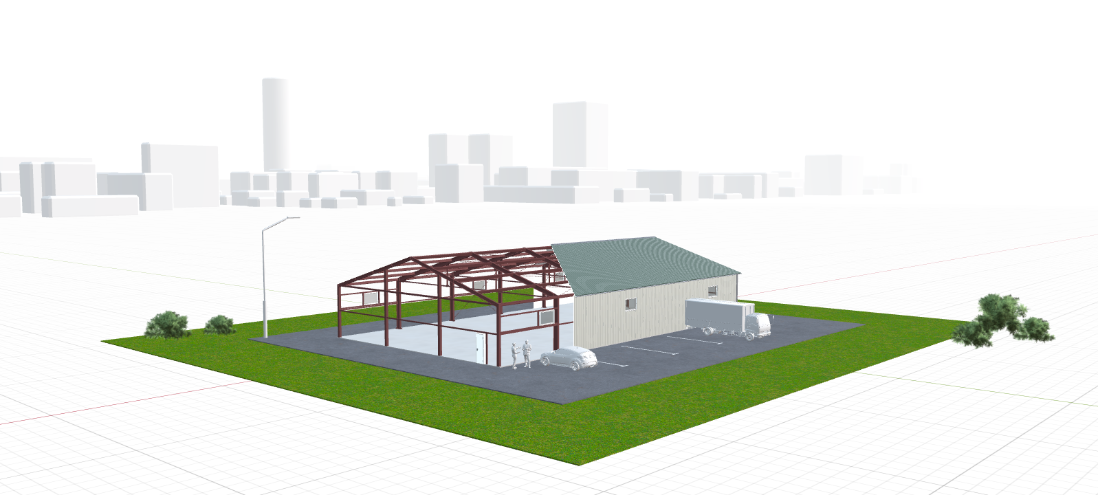 Быстровозводимое зернохранилище, 540 кв.м