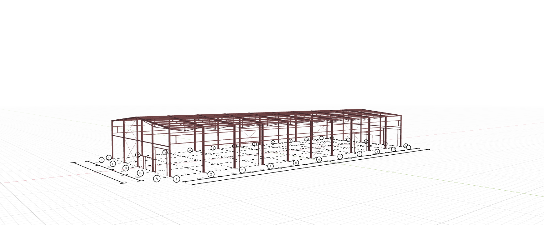 Быстровозводимый склад, 1440 кв.м