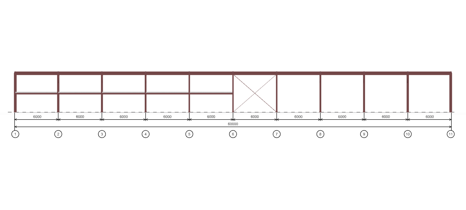 Каркас для торгового павильона, 1080 кв.м