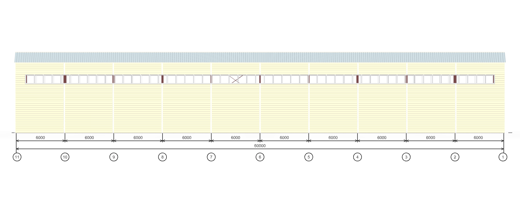 Быстровозводимый склад, 1440 кв.м