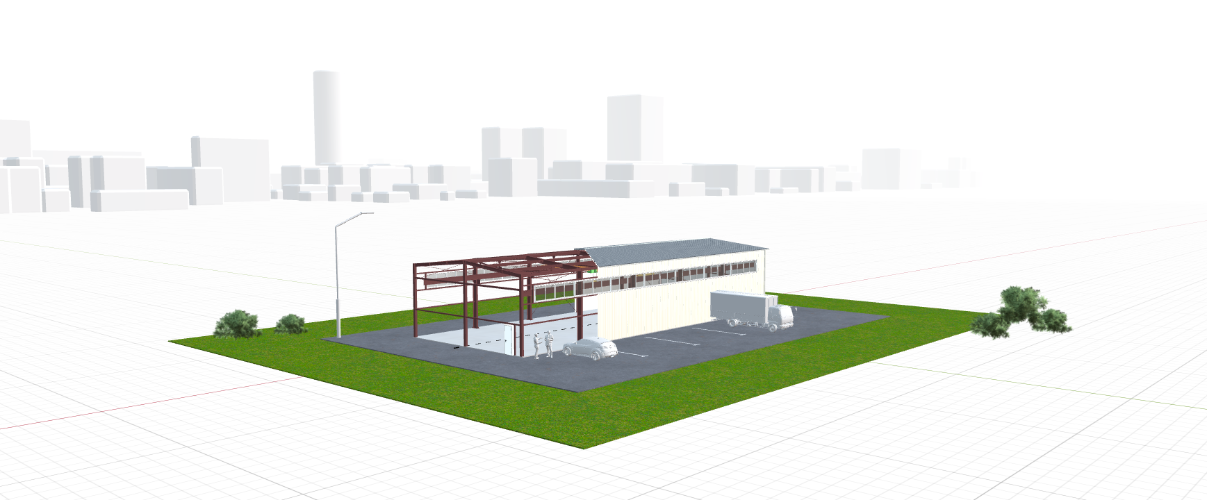 Склад для хранения спецтехники, 360 кв.м