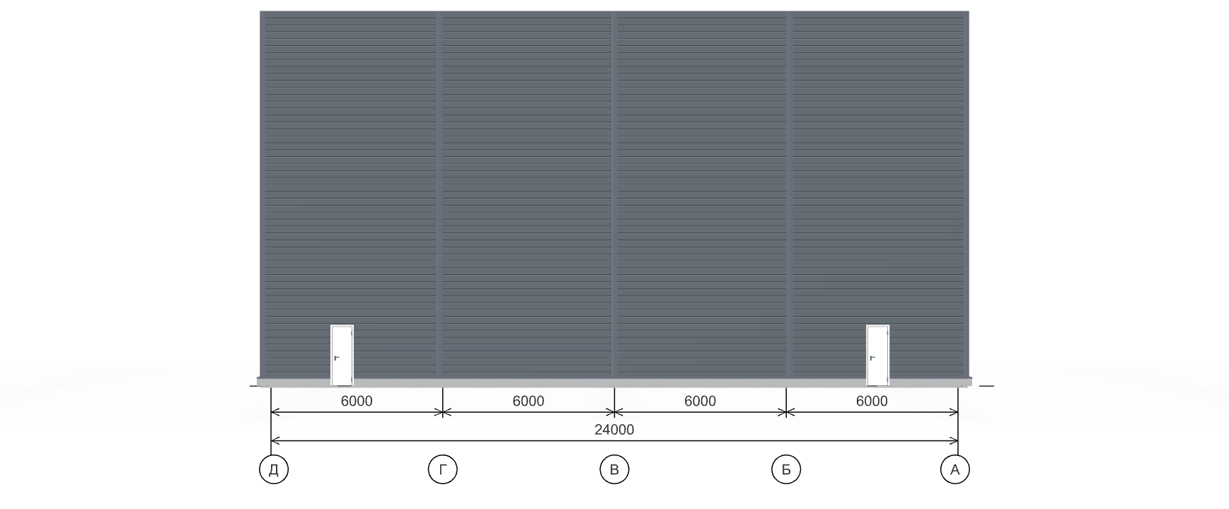Производственное здание с кран-балкой, 2016 кв.м