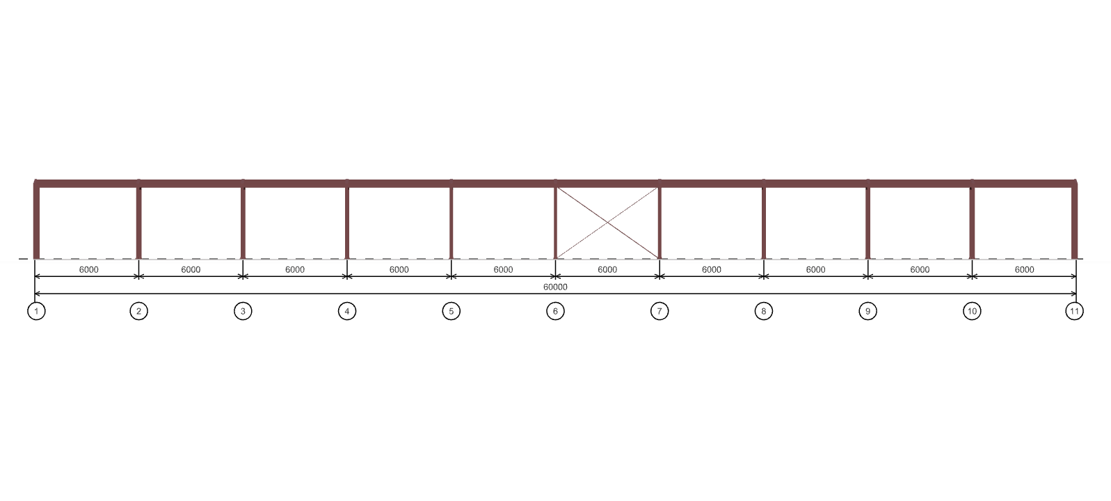 Каркас для гипермаркета, 1080 кв.м