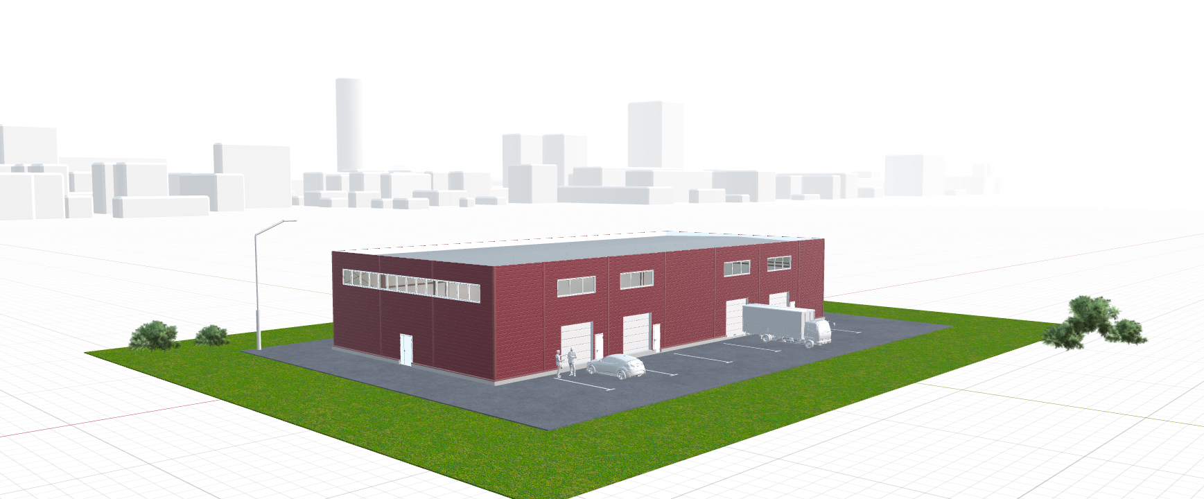 Быстровозводимый автосервис, 684 кв.м