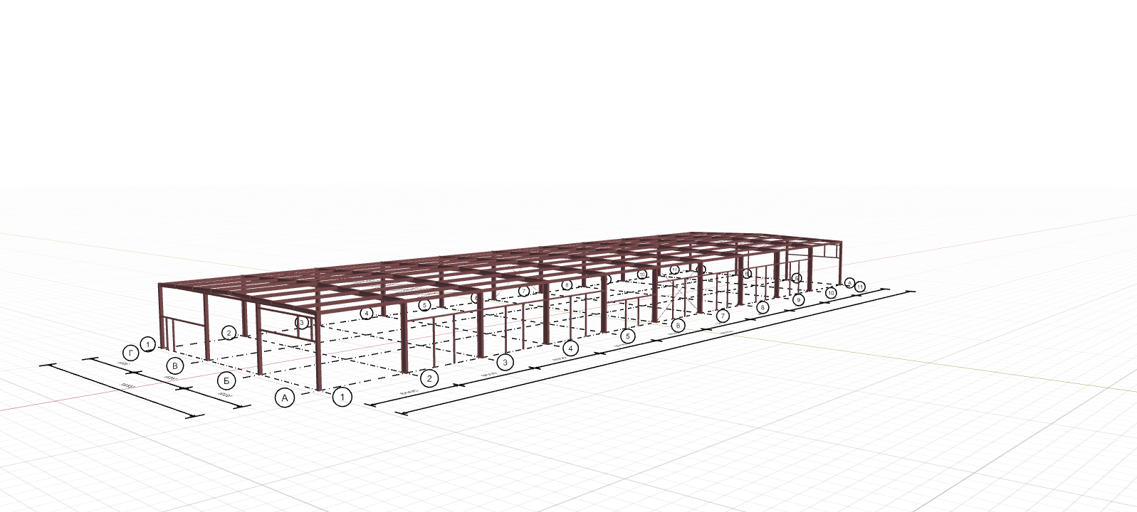 Быстровозводимый  гипермаркет, 1080 кв.м