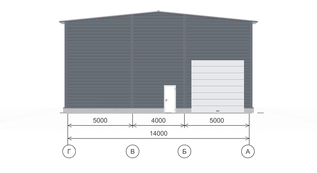 Быстровозводимый цех, 504 кв.м