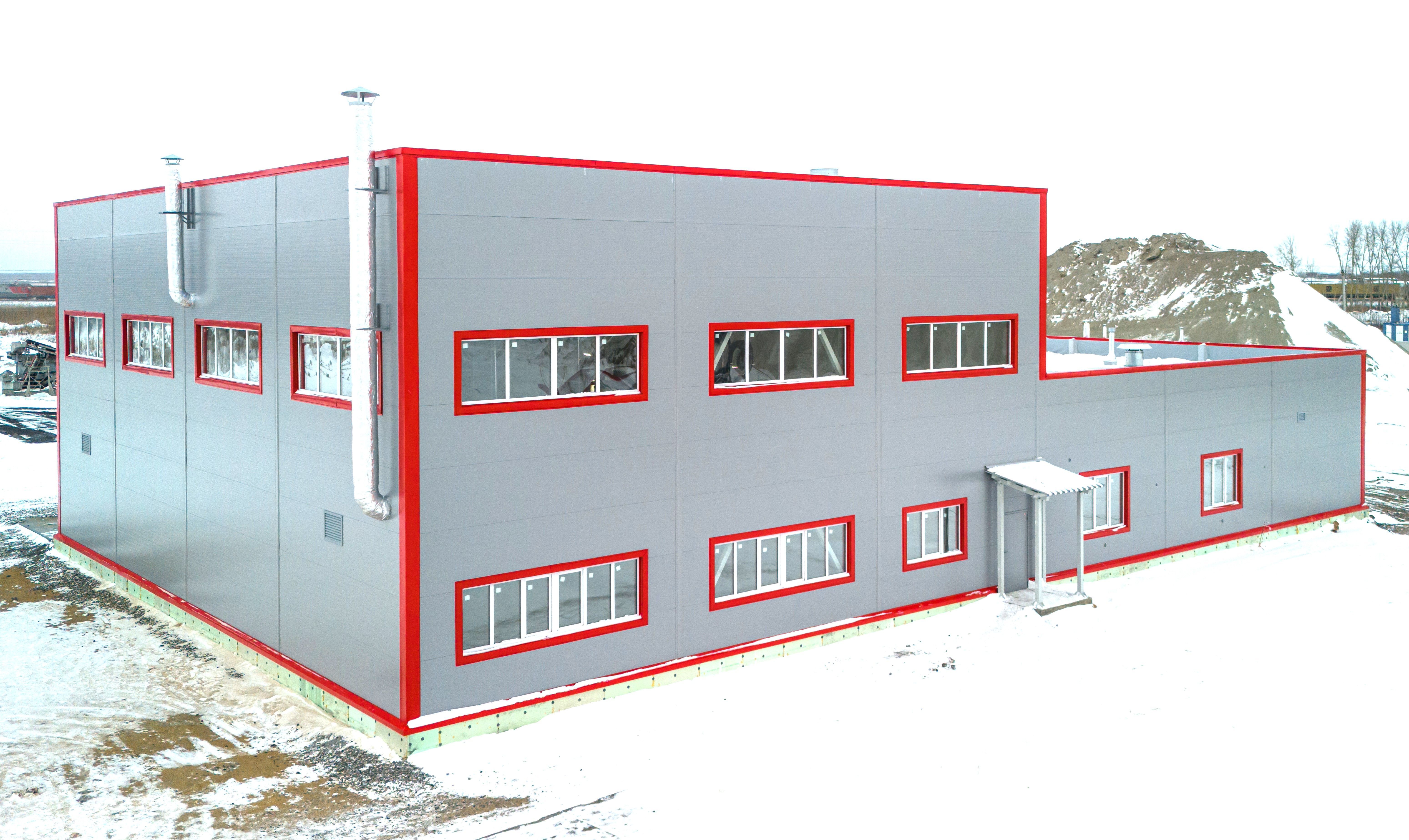 Здание для транспорта, 24х36 м