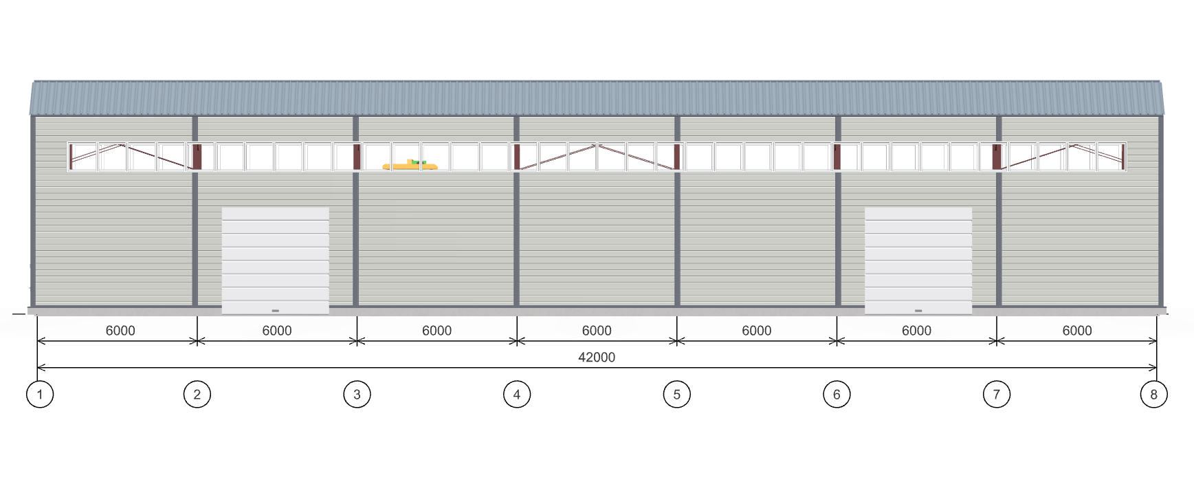 Быстровозводимый цех, 1008 кв.м