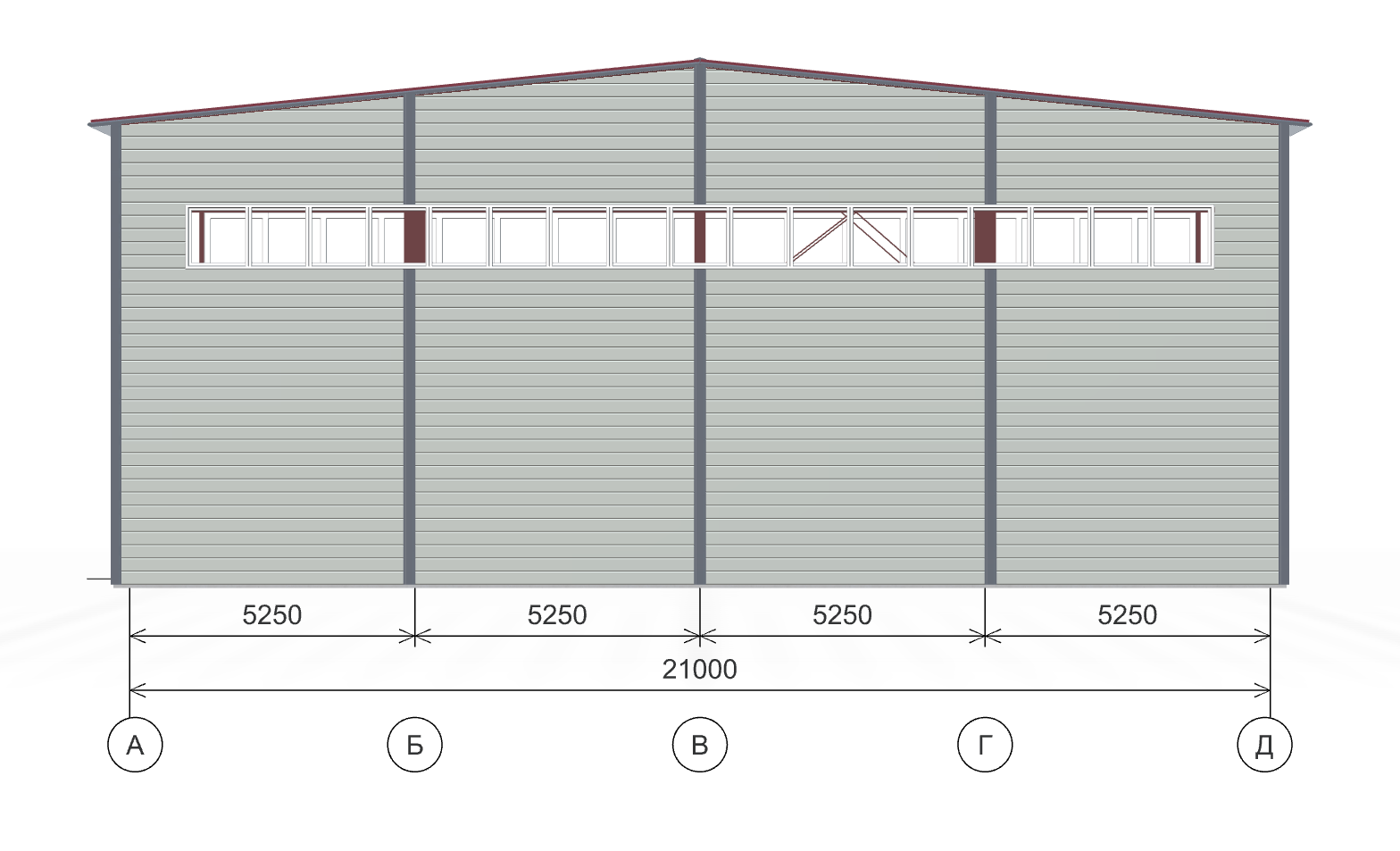 Быстровозводимая птицефарбрика, 1008 кв.м