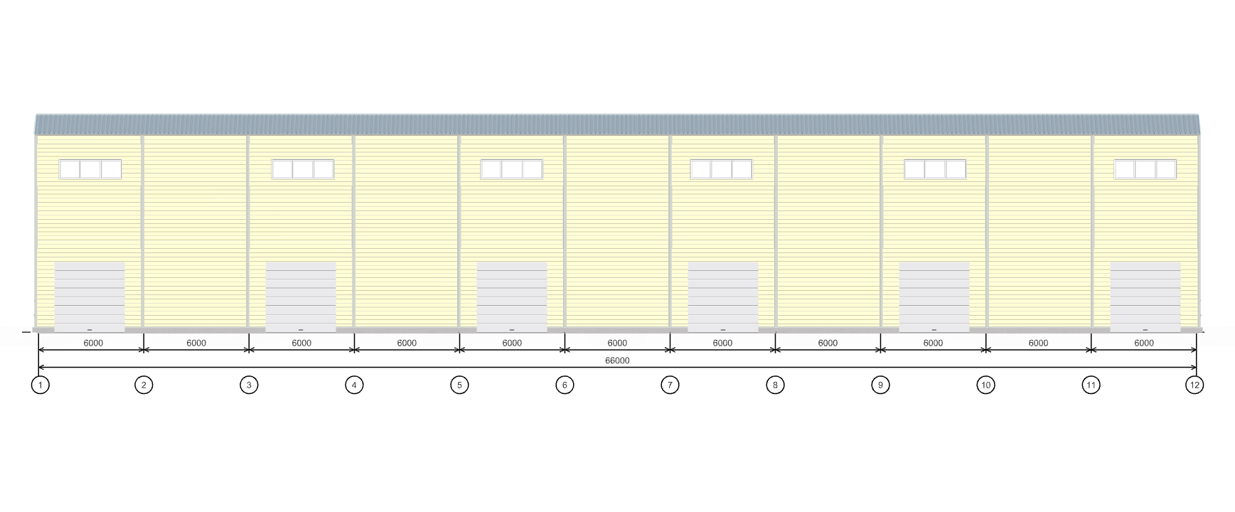 Ангар для грузового транспорта, 1386 кв.м