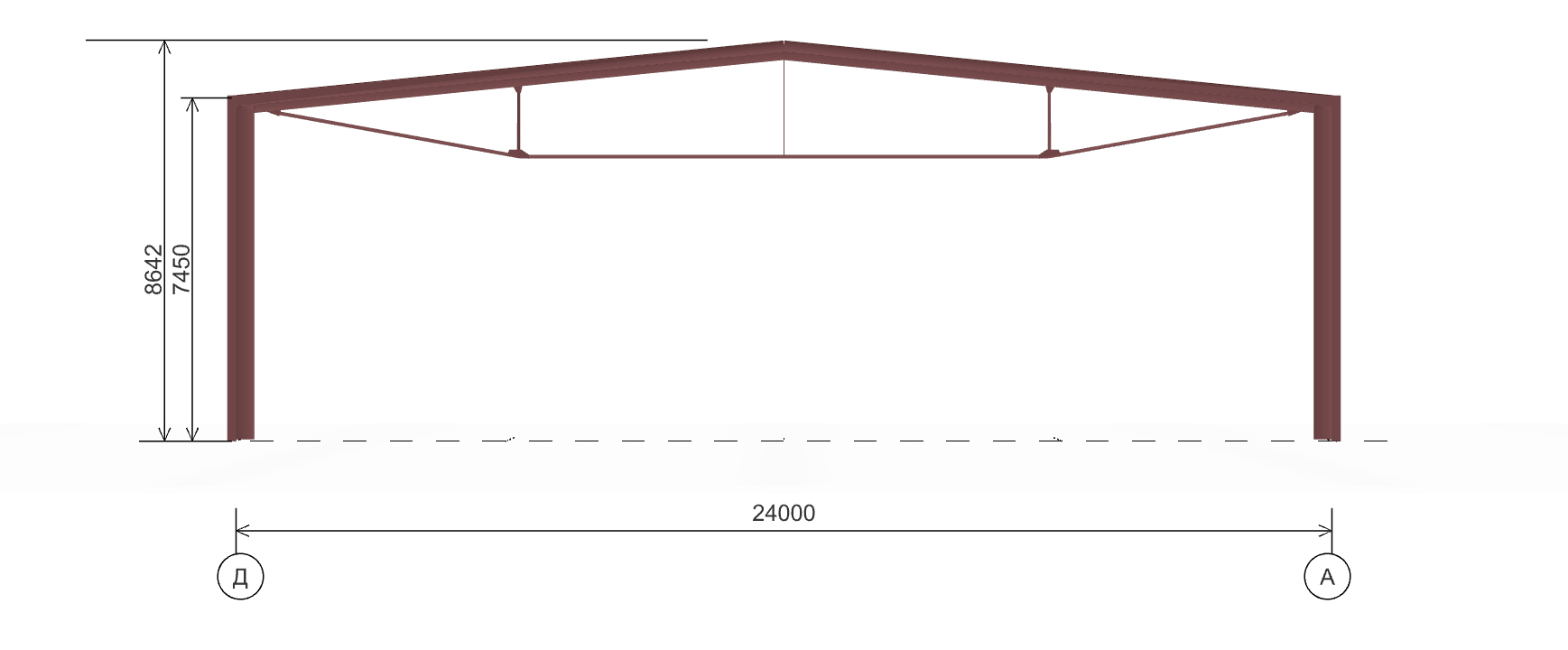 Быстровозводимый автосервис, 1296 кв.м