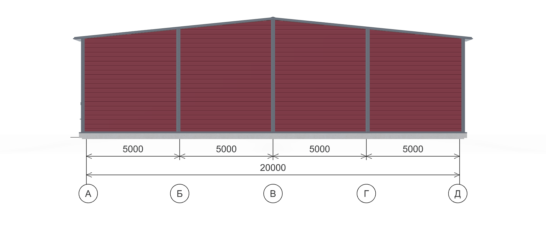Быстровозводимый офис, 800 кв.м