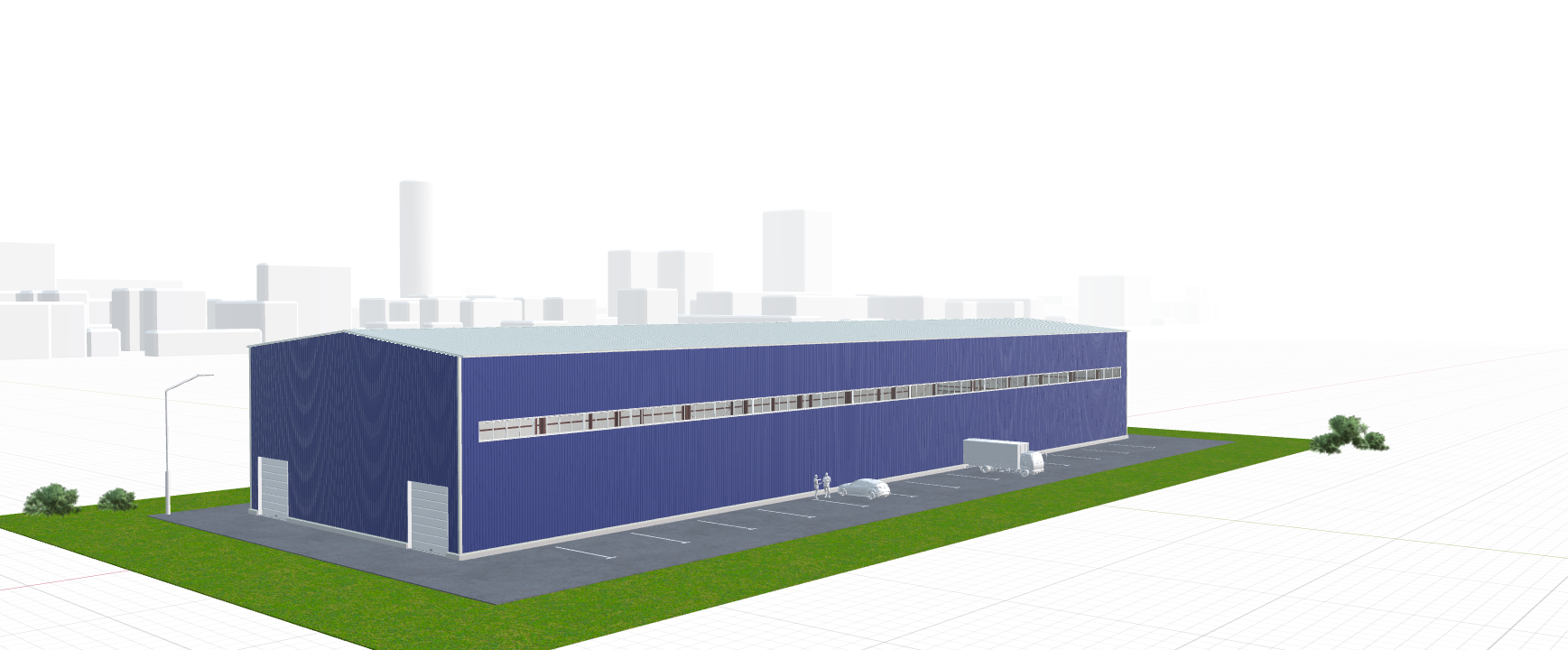 Быстровозводимый ангар, 2016 кв.м