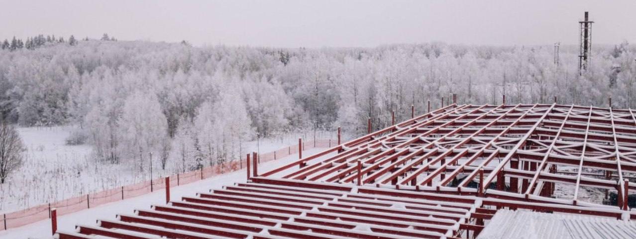 Зимний монтаж без остановки строительства зданий