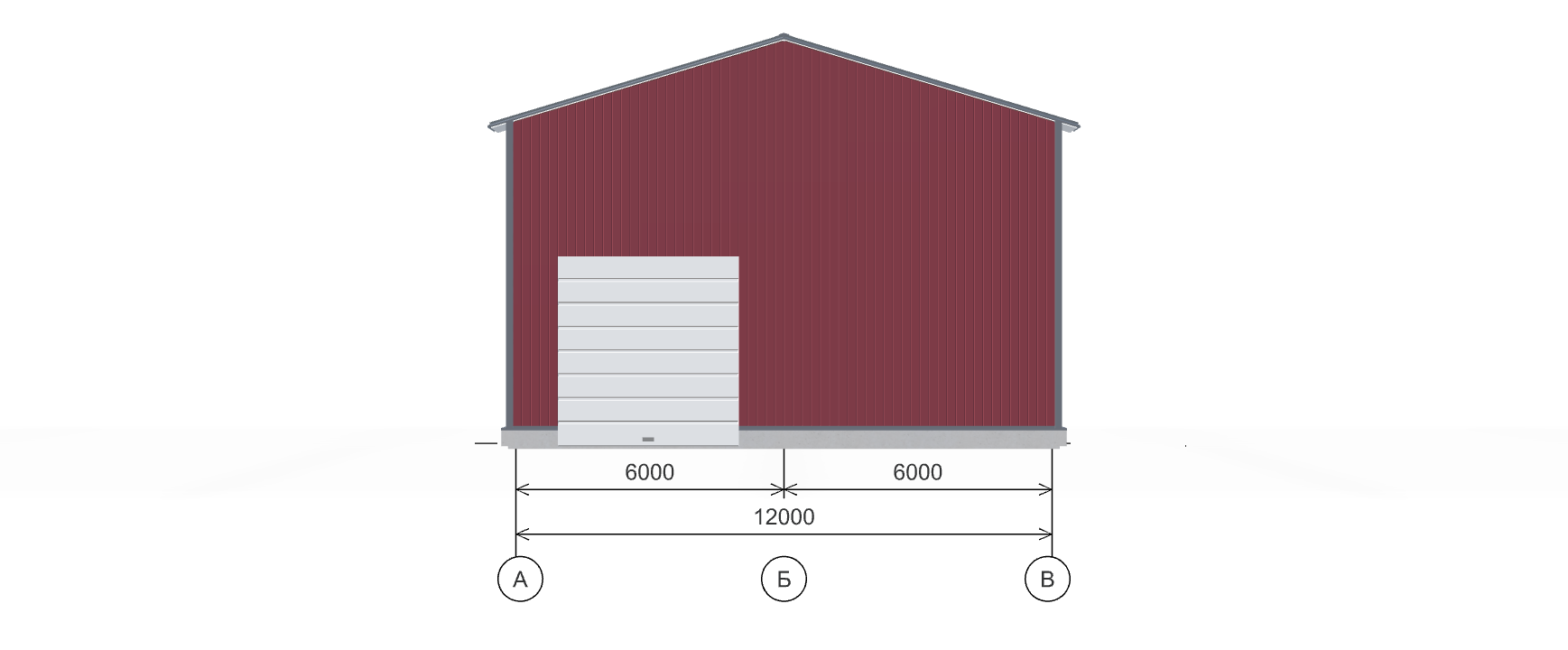 Быстровозводимый коровник, 504 кв.м