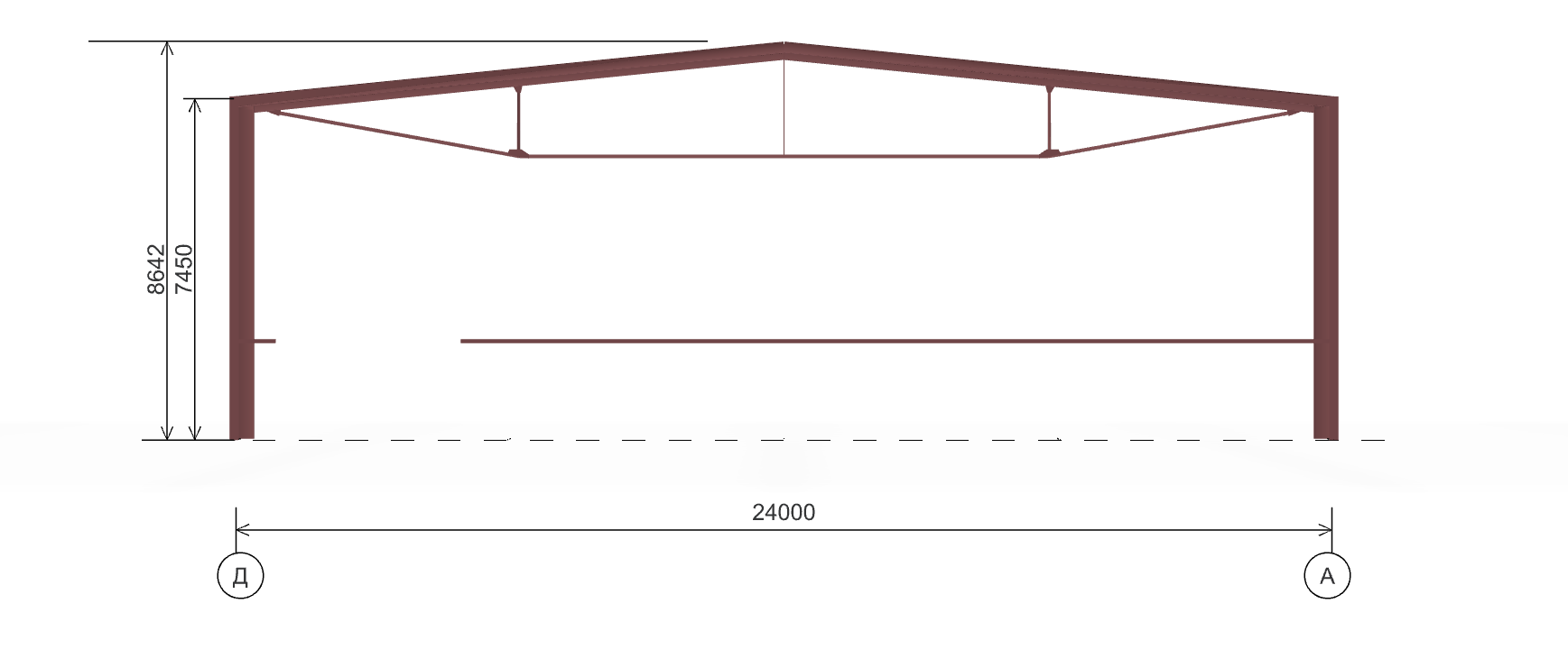 Холодный ангар, 960 кв.м