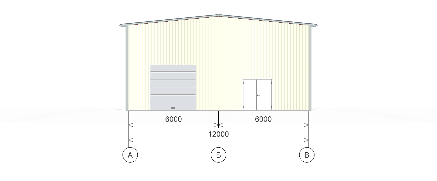 Склад для хранения спецтехники, 360 кв.м