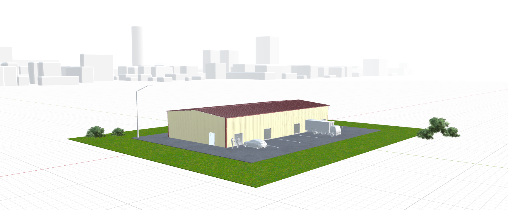 Быстровозводимый магазин, 450 кв.м