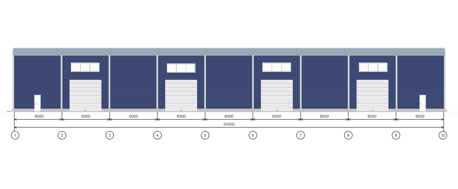 Ангар для грузового транспорта, 864 кв.м