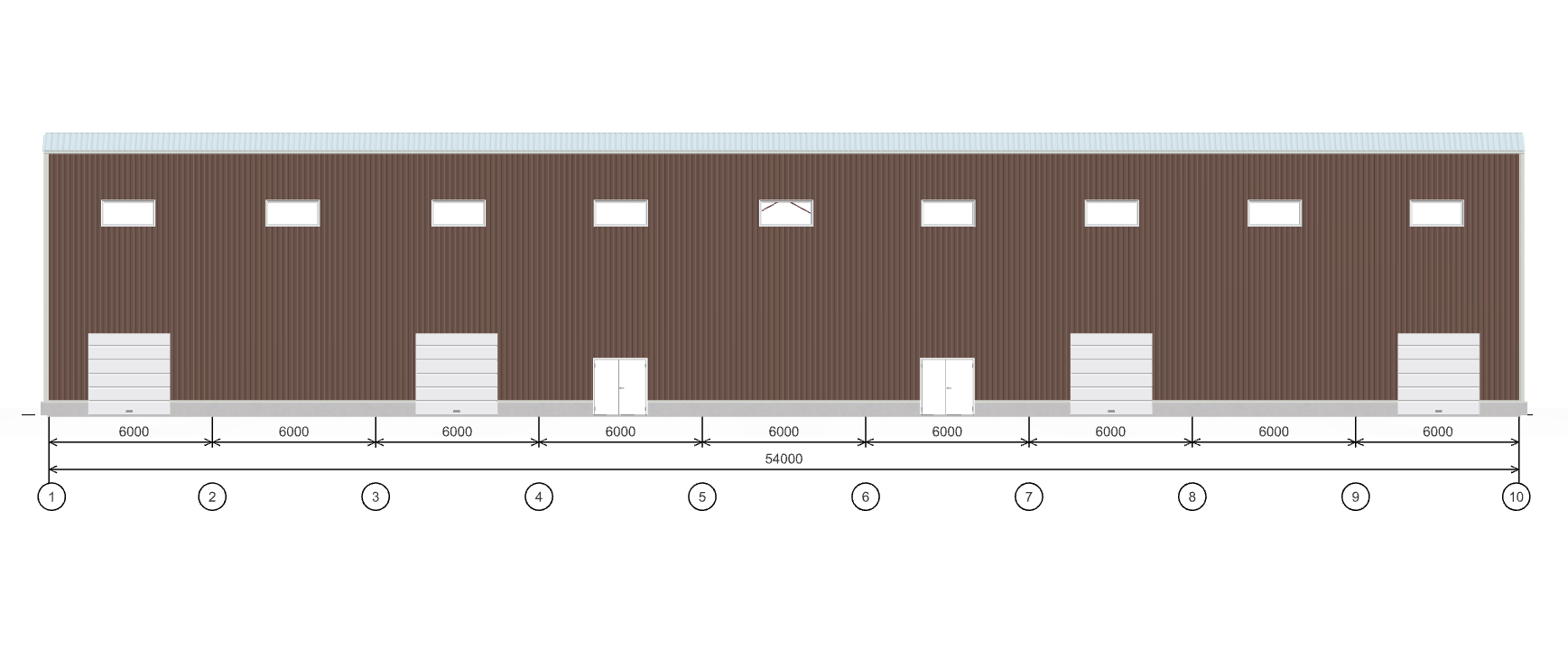 Ангар для грузового транспорта, 648 кв.м