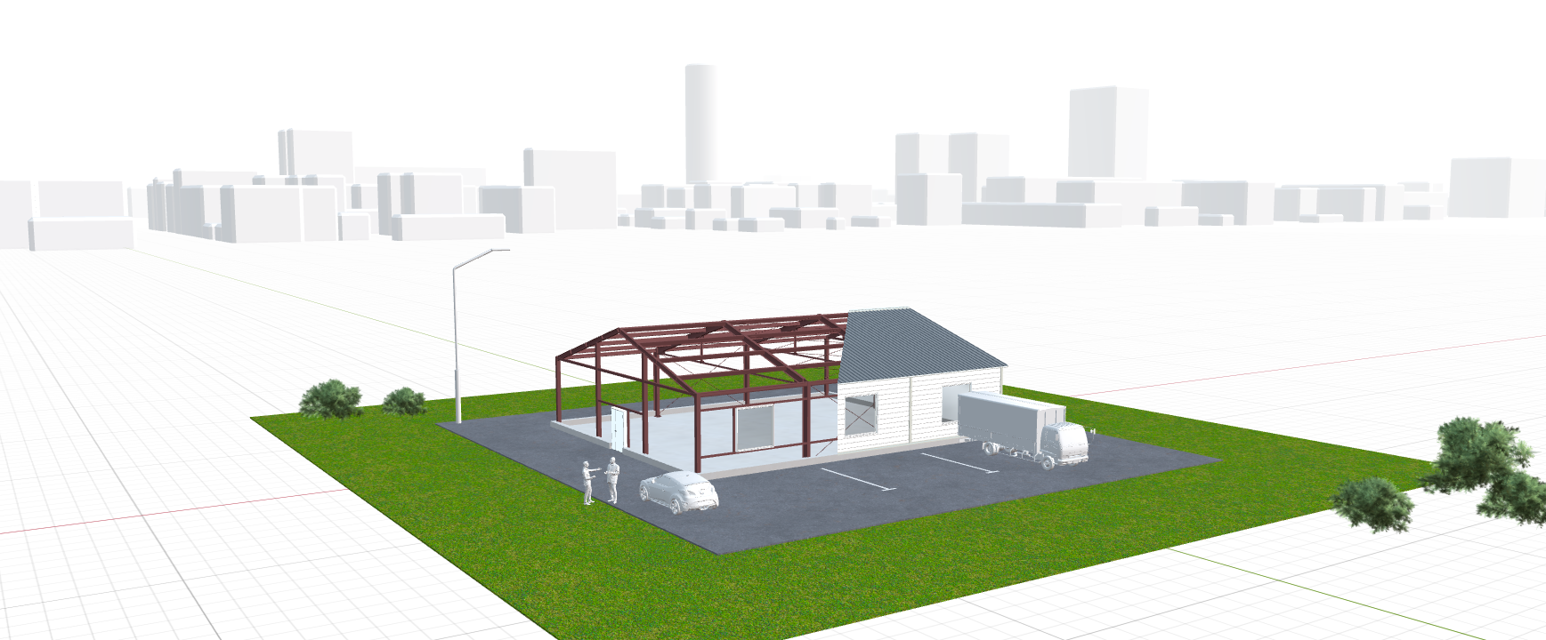 Быстровозводимый магазин, 270 кв.м