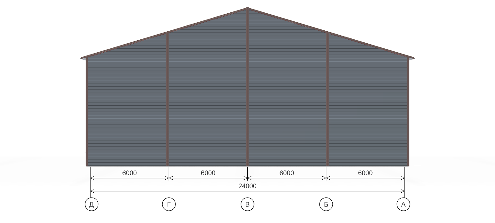 Быстровозводимая животноводческая ферма, 1440 кв.м