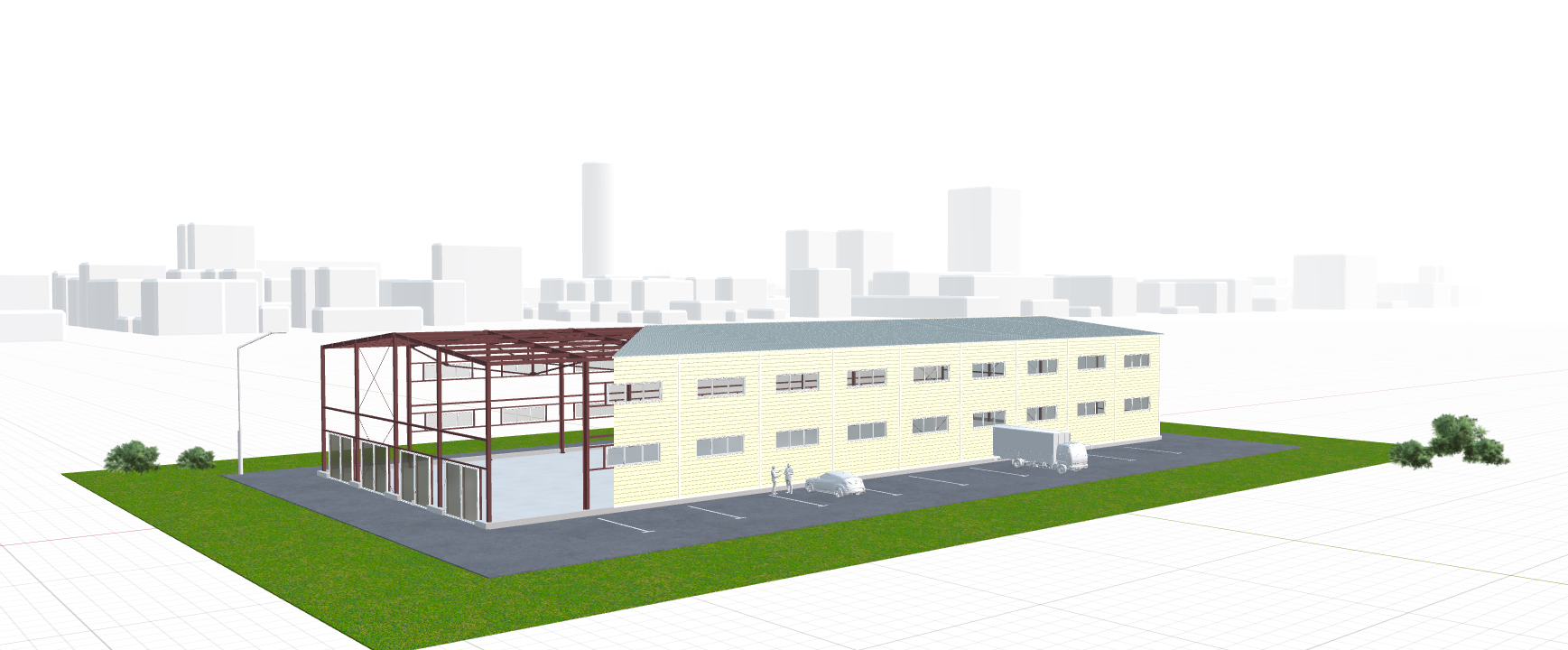 Быстровозводимый спортзал, 1440 кв.м