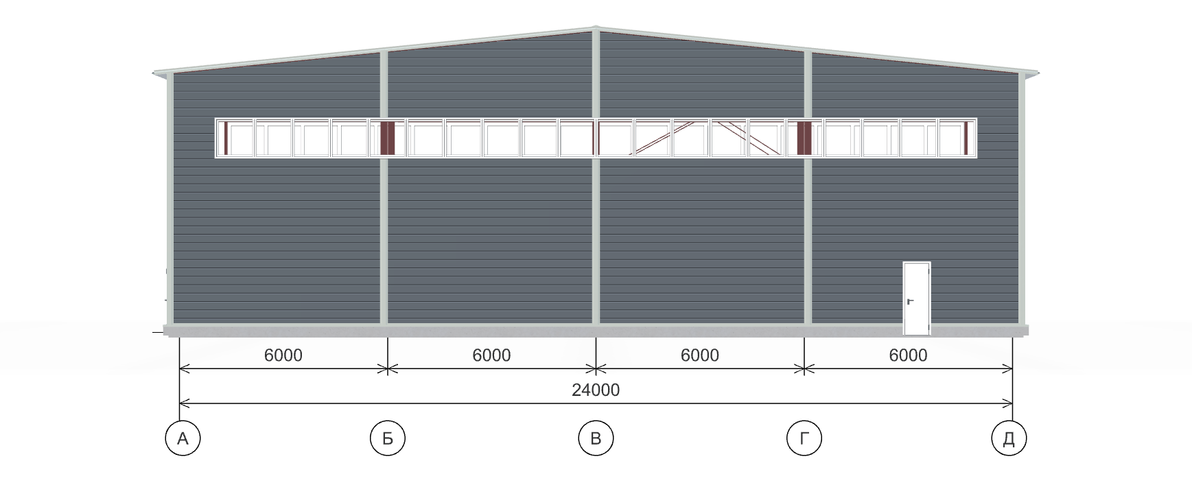 Быстровозводимый цех, 1440 кв.м