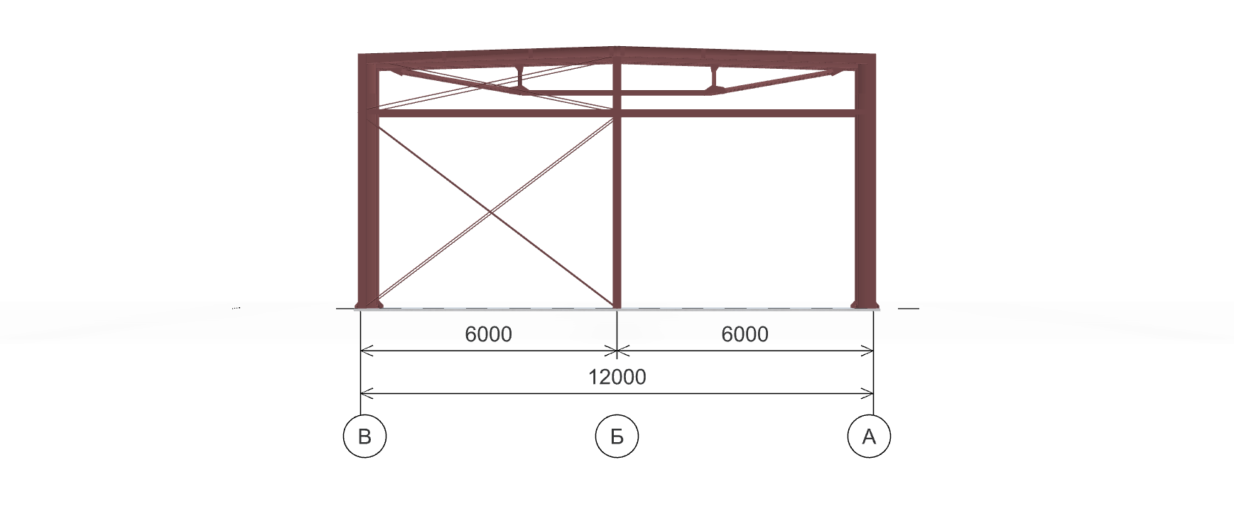 Каркас для автомойки, 360 кв.м