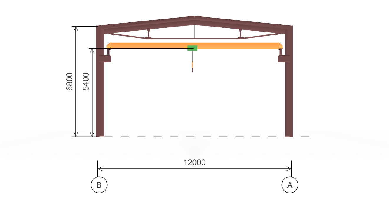 Холодный склад с кран-балкой, 360 кв.м