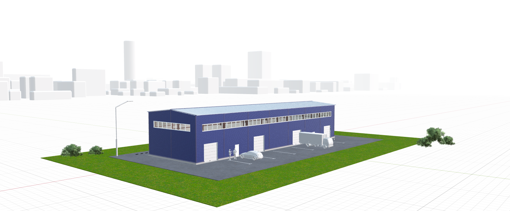 Автосервис с кран-балкой, 504 кв.м