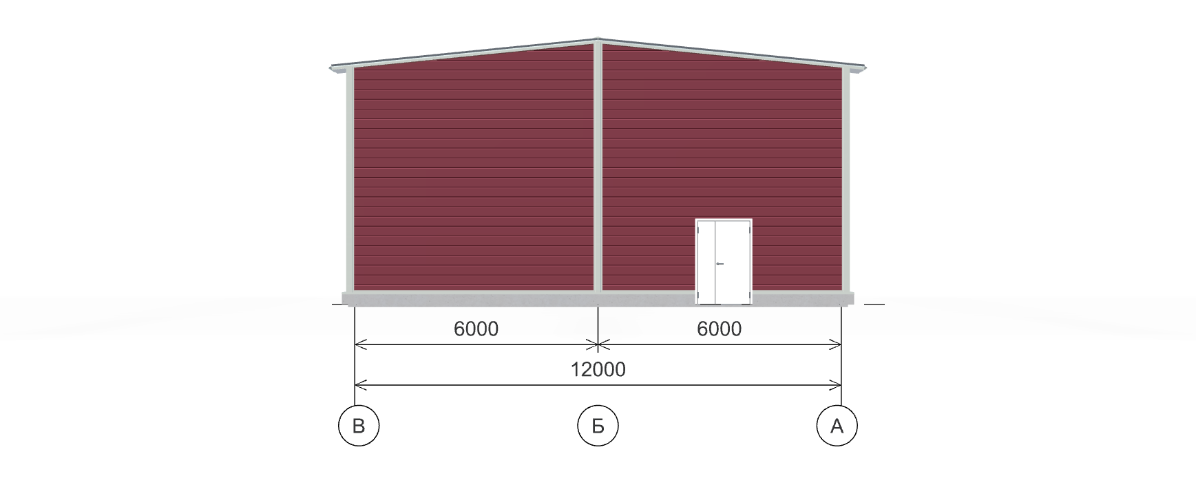 Быстровозводимый гараж, 384 кв.м