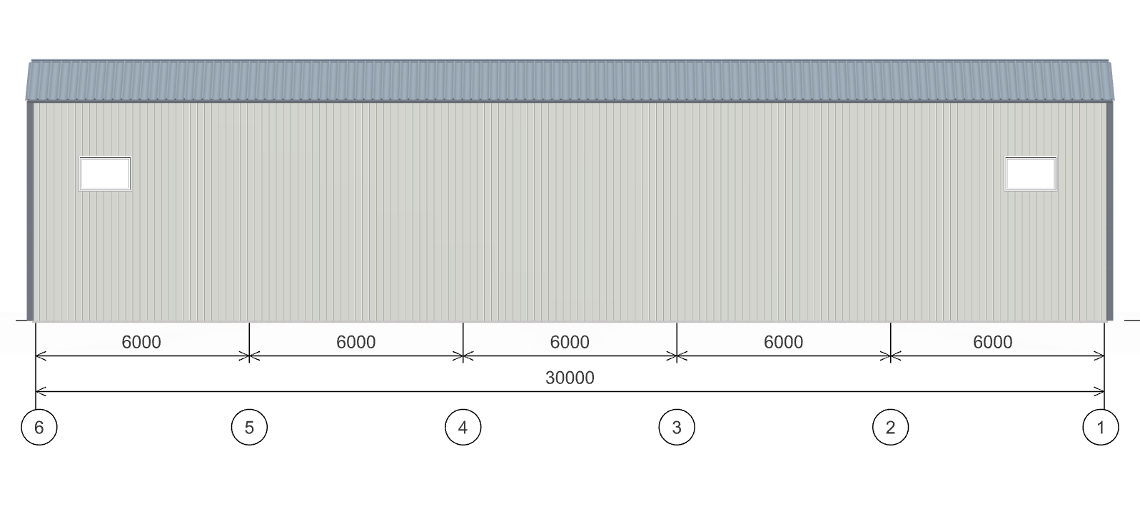Быстровозводимый супермаркет, 630 кв.м