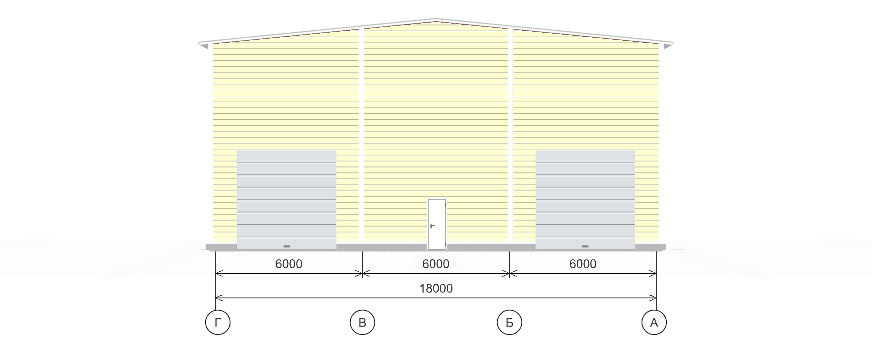Быстровозводимый цех, 972 кв.м