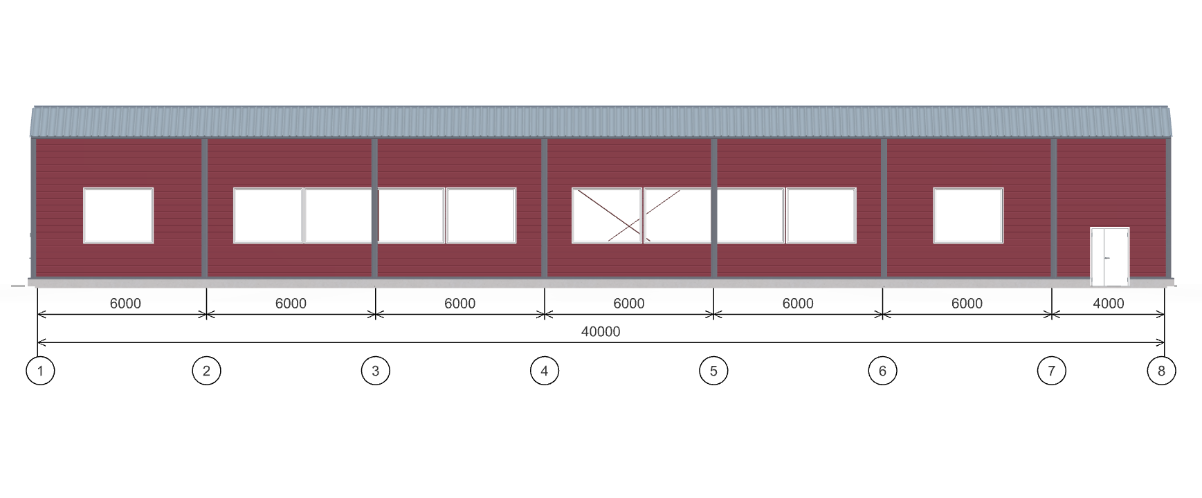 Быстровозводимый офис, 800 кв.м