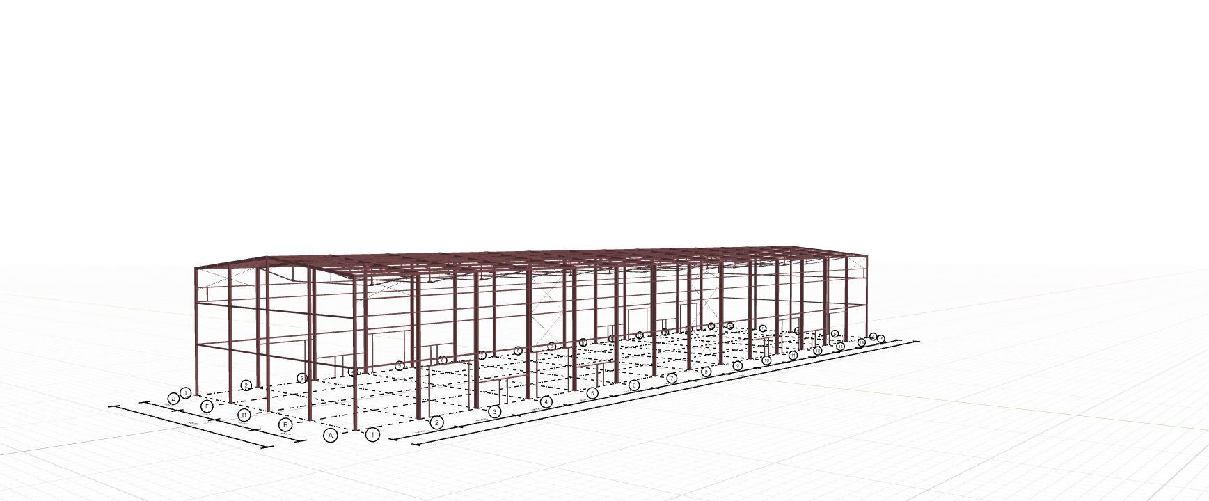 Быстровозводимый цех с кран-балкой, 2016 кв.м