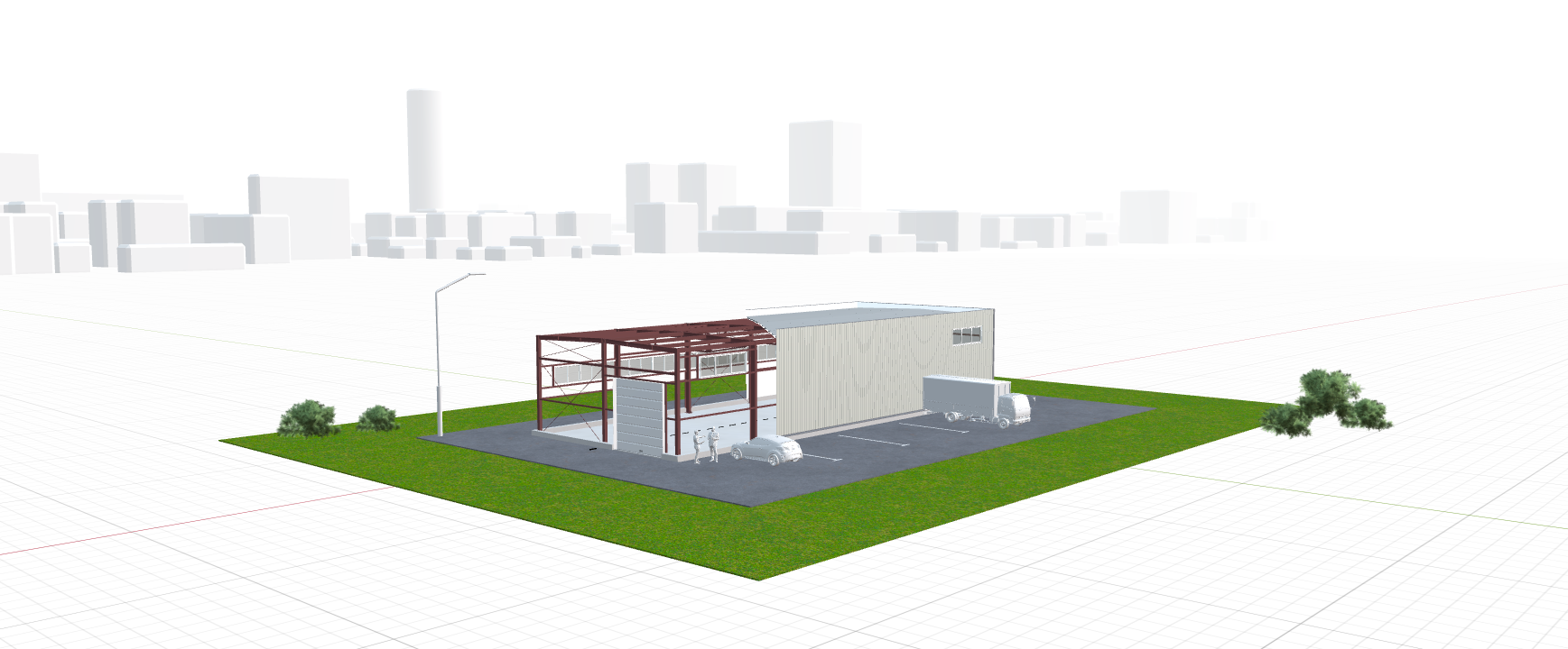 Быстровозводимый цех, 360 кв.м