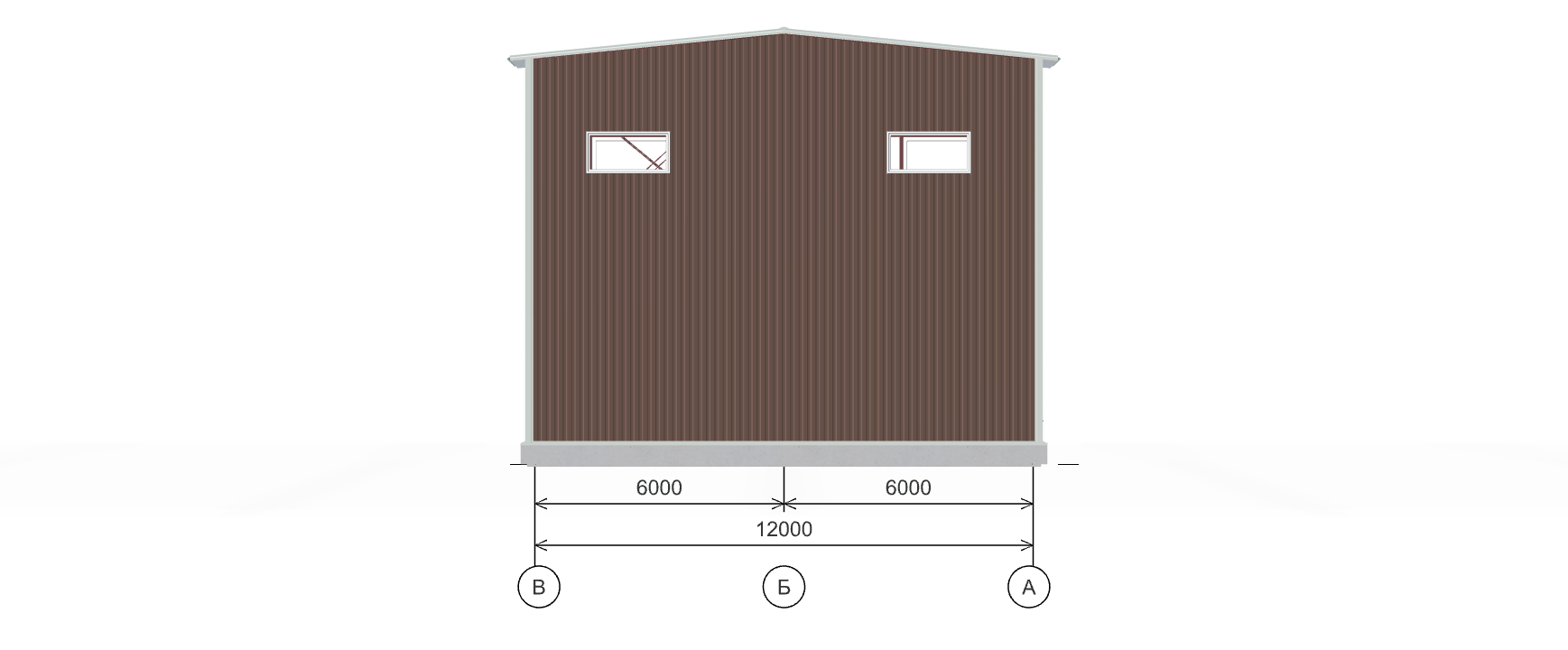Ангар для грузового транспорта, 648 кв.м