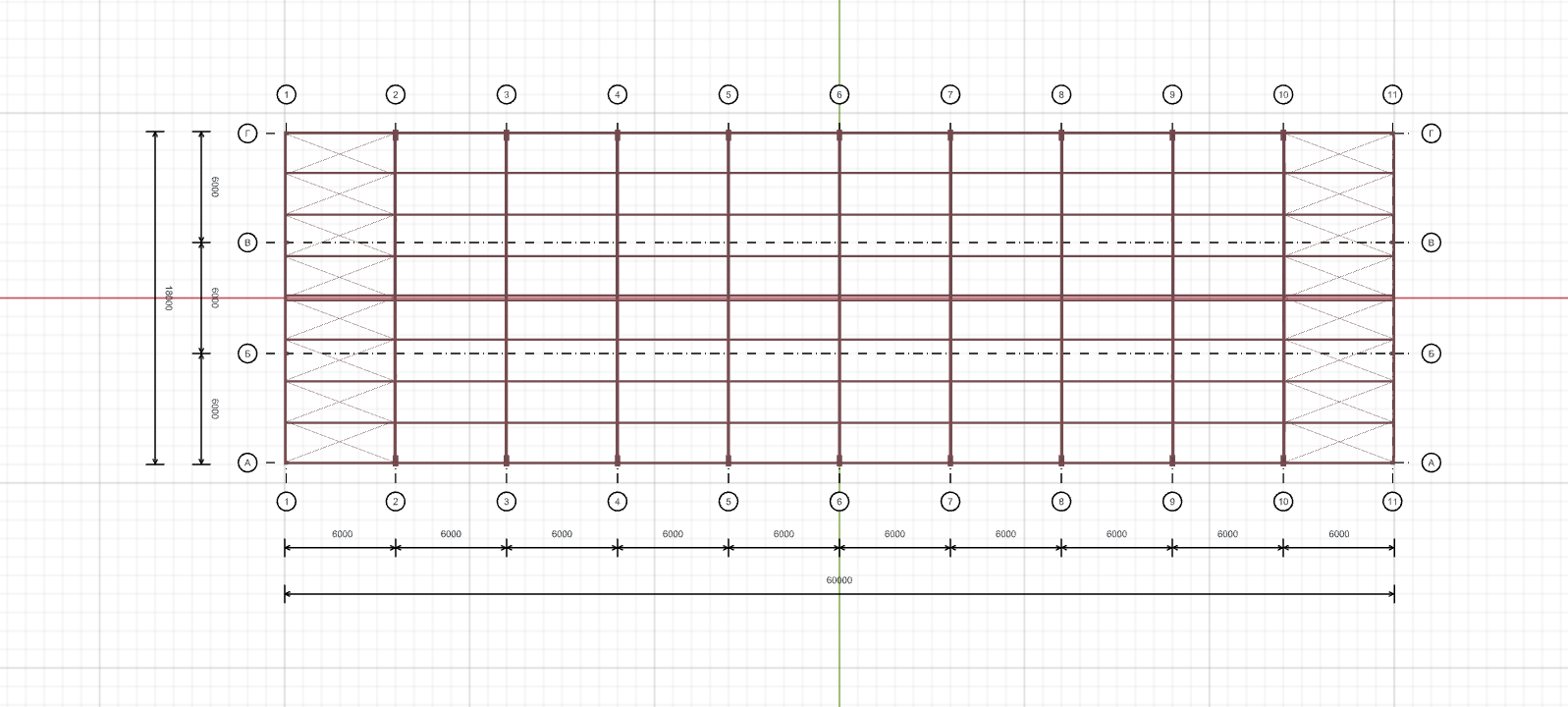 Каркас для производственного здания, 1080 кв.м