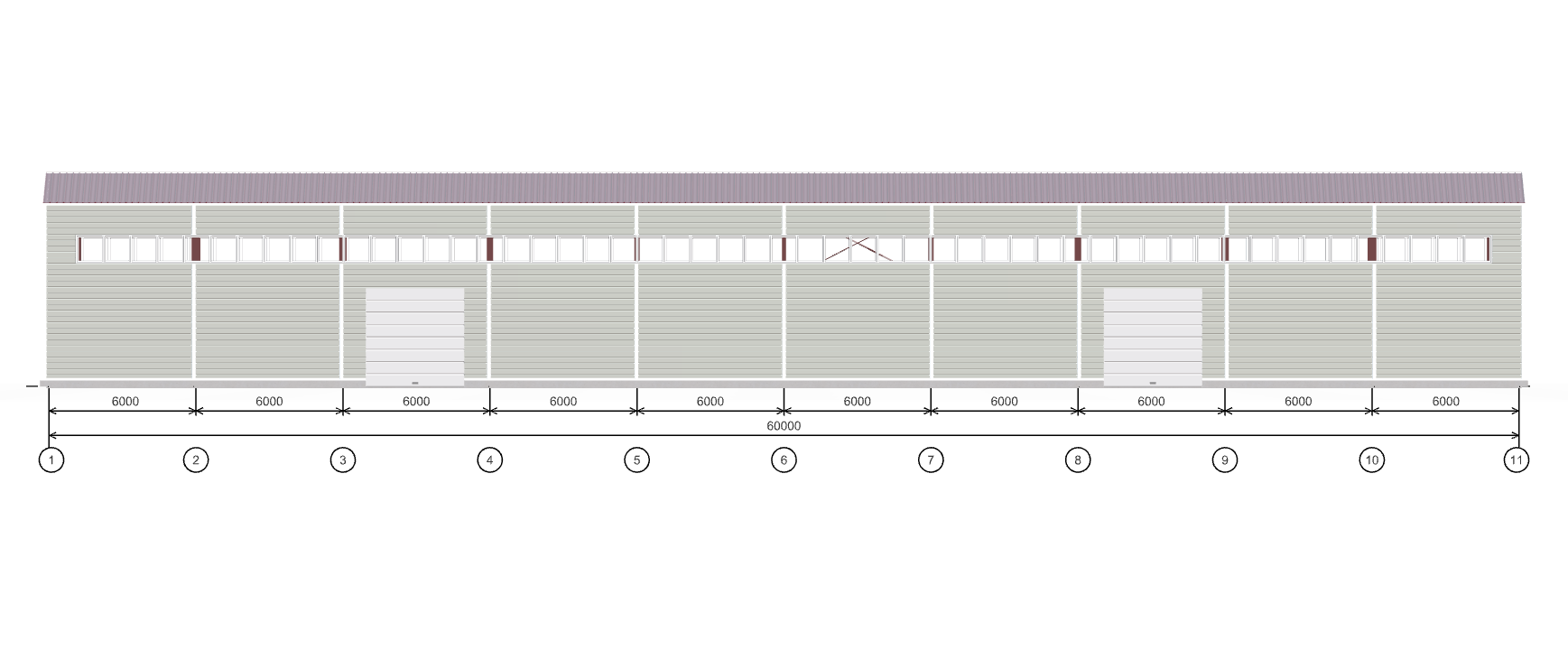 Быстровозводимый склад, 1440 кв.м