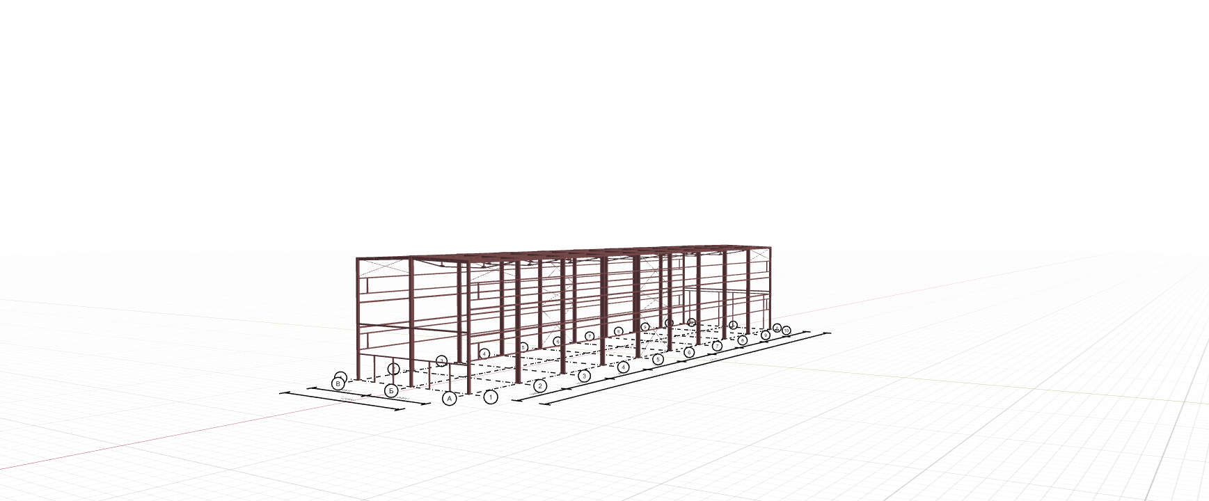 Быстровозводимый цех с кран-балкой, 648 кв.м