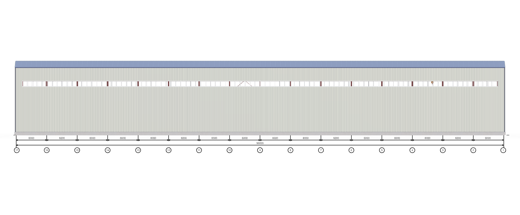 Холодный ангар с кран-балкой, 2304 кв.м