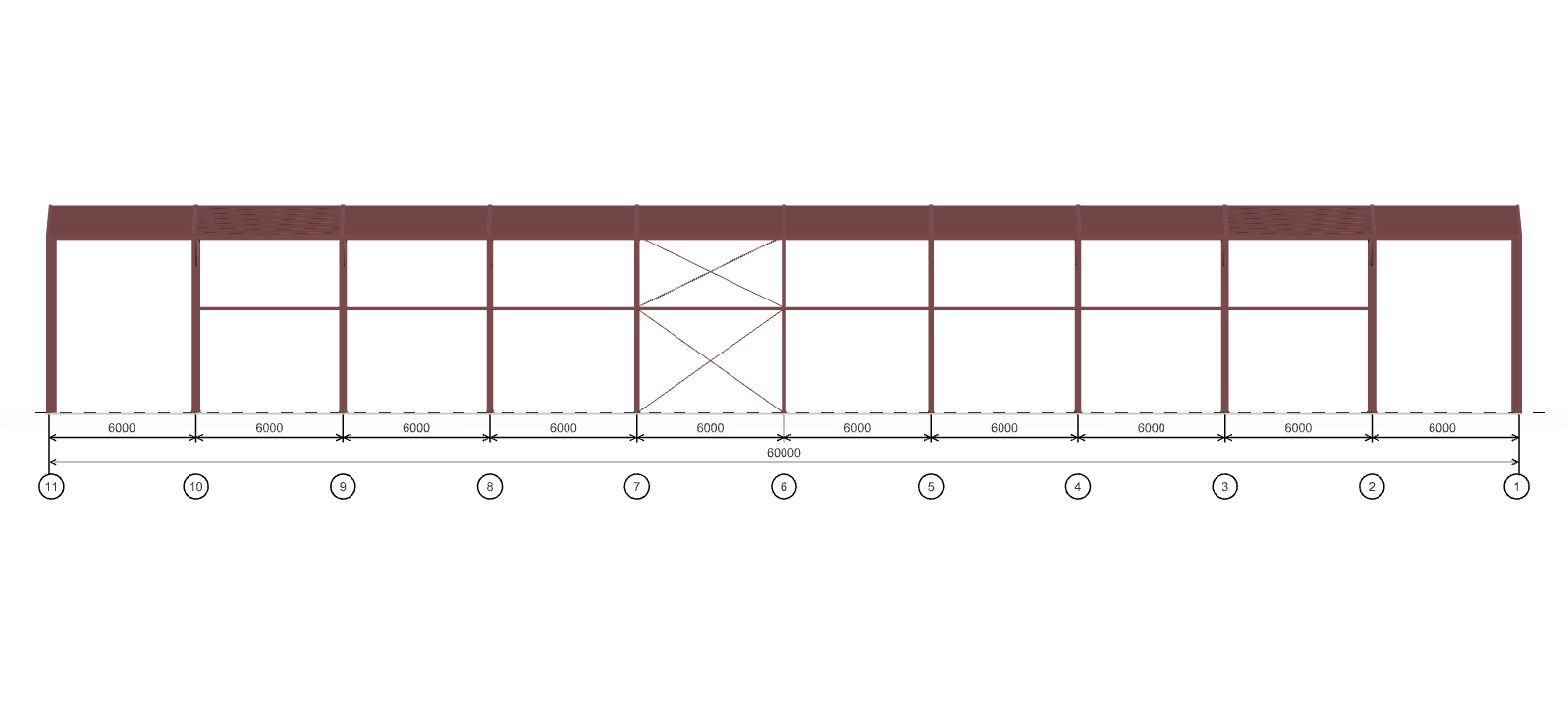 Каркас здания банкетного зала, 1440 кв.м
