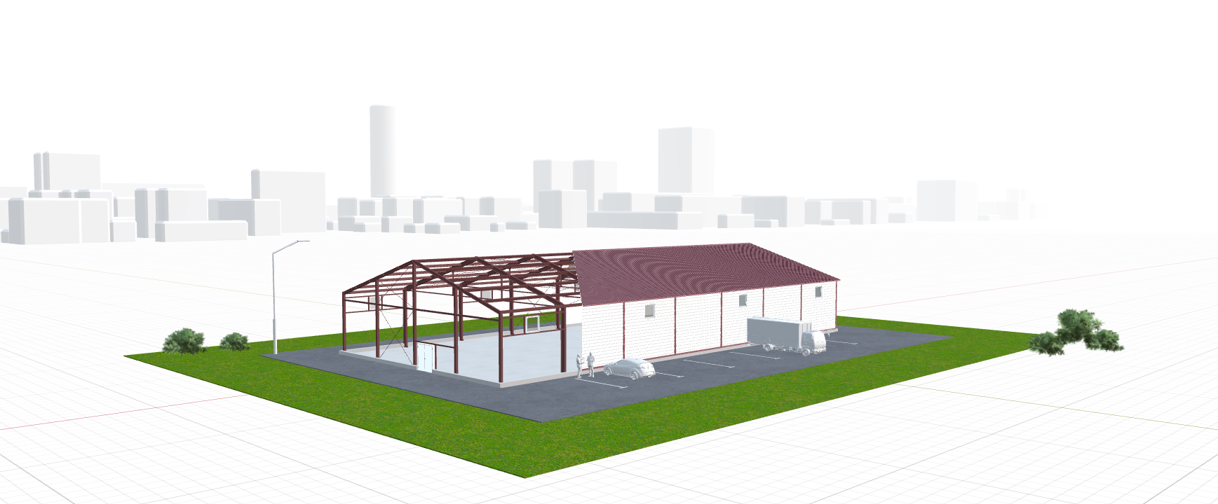 Быстровозводимая птицефабрика, 882 кв.м